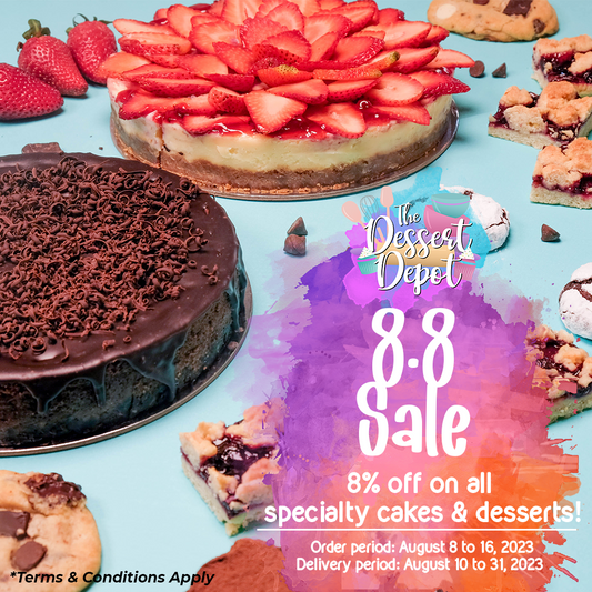 8.8 The Dessert Depot Sale