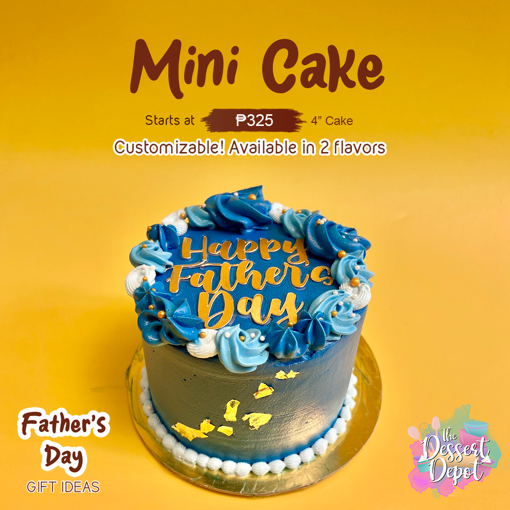 Father's Day Mini Cake (4" Cake)