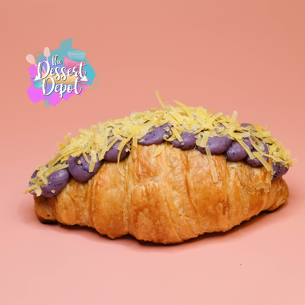 Ube Keso Croissant