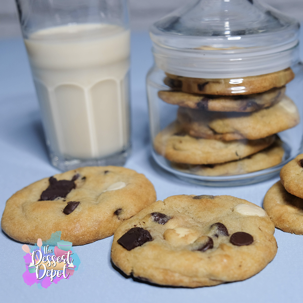 Triple Chocolate Chip Cookies