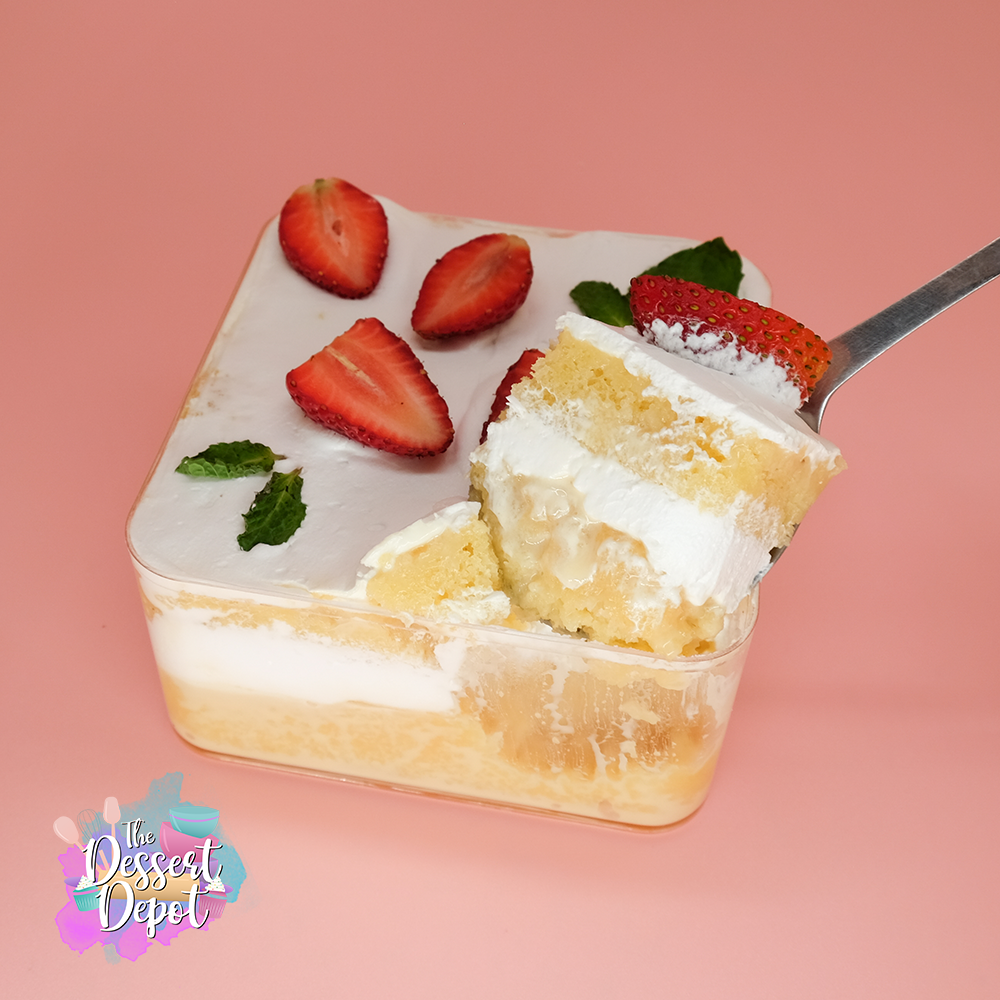 Tres Leches Cube Cake