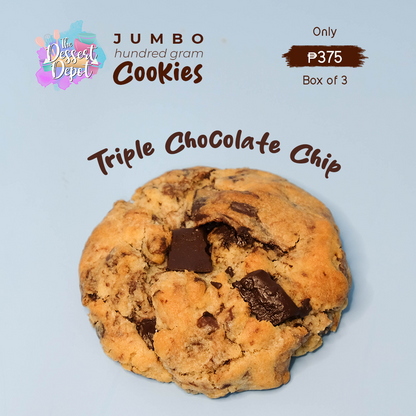 Jumbo 100-Gram Cookies (3 Flavors)
