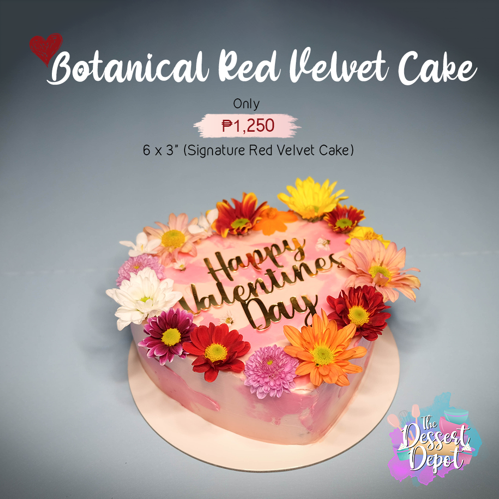 Botanical Red Velvet Cake