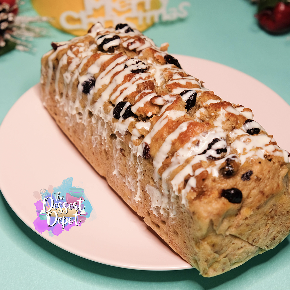 Holiday Cranberry Banana ChocNut Loaf