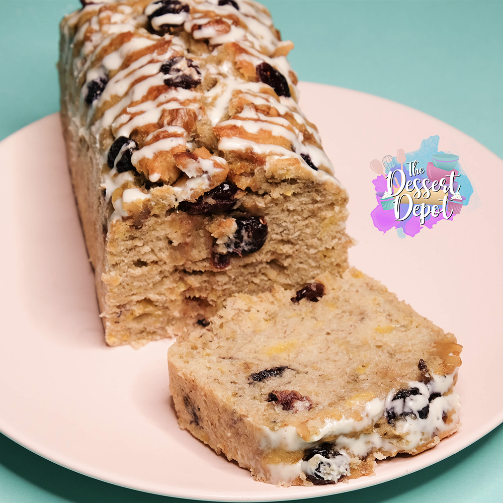 Holiday Cranberry Banana ChocNut Loaf